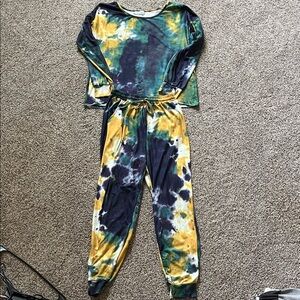 Tie-Dye Ankle & Cropped Jumpsuit